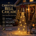🔥Buy 2 Get 20% OFF🔥🎄 Christmas Bell Cascade Solar Yard Light✨
