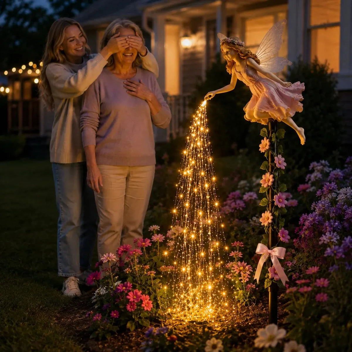 🌸🔥Today 49% OFF🧚‍♀️Fairy Sprinkling Magic Dust Garden Light