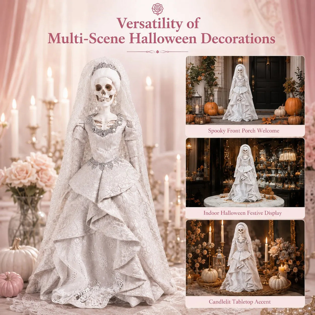 👰‍♀️Halloween Skeleton Bride Statue (Free Shipping)