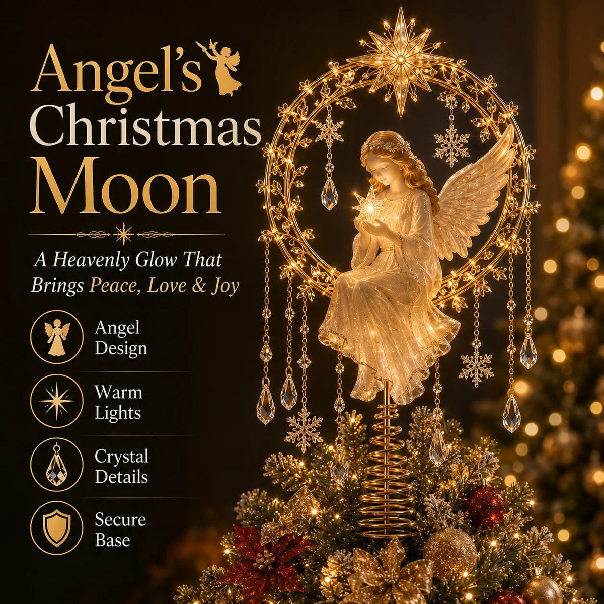 🎄Meaningful Christmas Tree Topper CollectionTM – Lighted Holiday Keepsakes