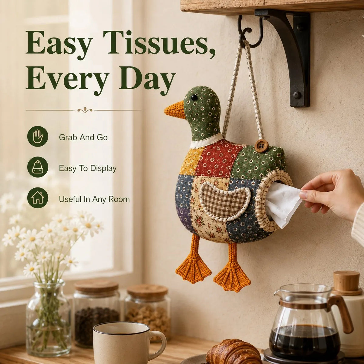 DIY Patchwork Animal Tissue Box