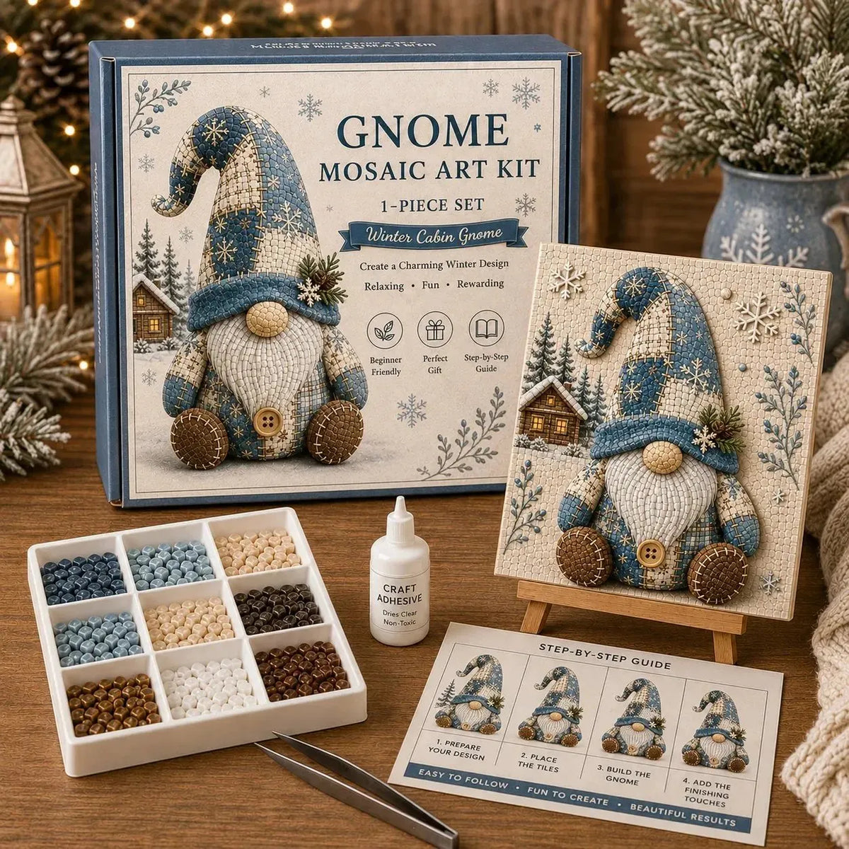 🔥HOT SALE 49% OFF -  DIY🌸Gnome Mosaic Art Kit – Create Your Own Charming Handmade Masterpiece