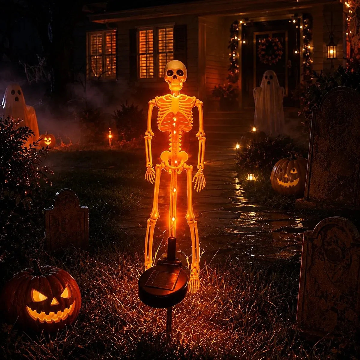 Solar Skeleton YardStake