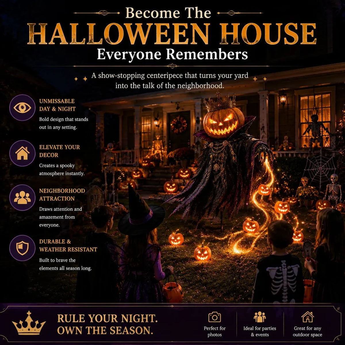 🔥Buy 2 Get 20% OFF🔥🎁🎃Flowing LED Halloween Yard Light