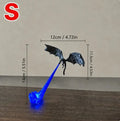 🐉3D Fire-Breathing Dragon LED Display – Fantasy Bookshelf Decor with Glowing Flame