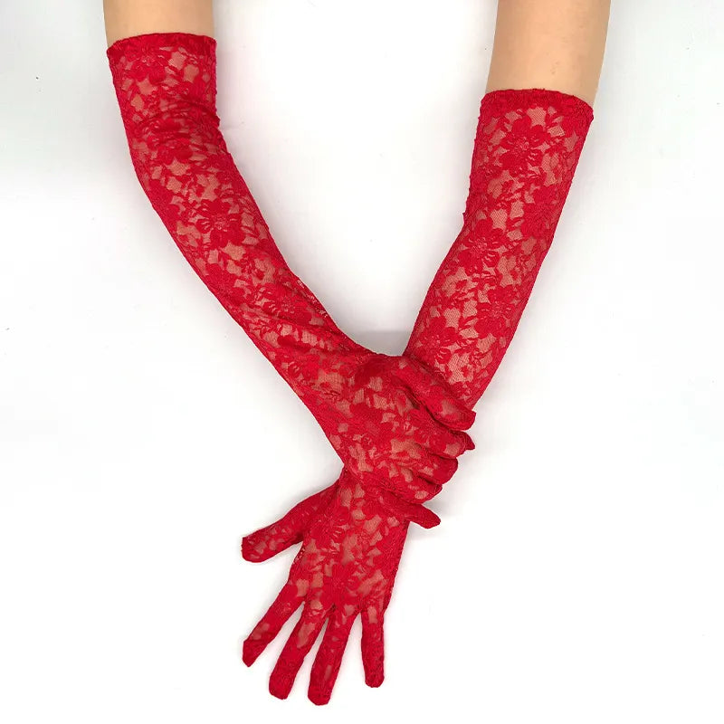 Women's Halloween  Cos Lace Gloves
