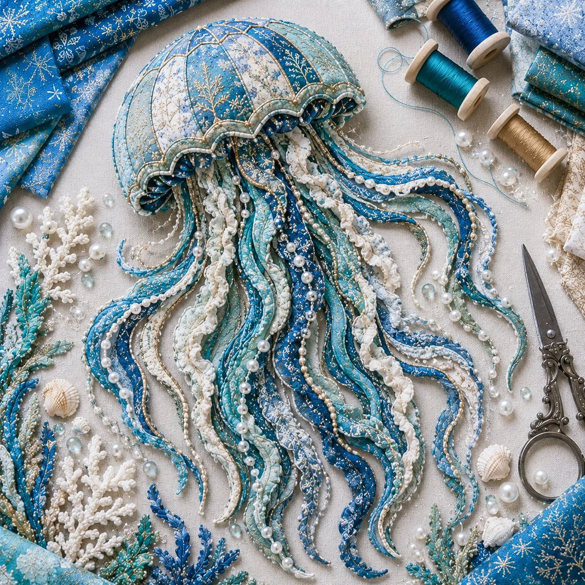 🌊Ocean Patchwork DIY Kit