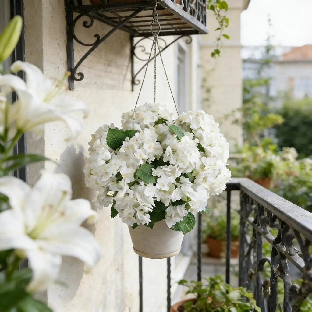 ✨This Week's Special Price $26.99💥🔥Artificial Outdoor Hydrangea Flowers - UV resistant, Waterproof, Windproof