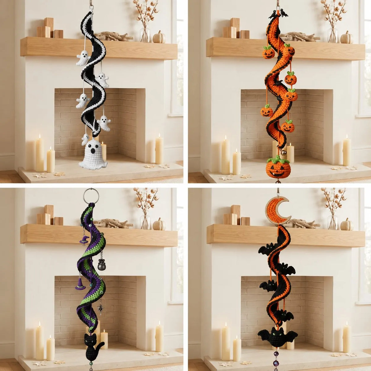 🔥Last Day 50% OFF - 🎃 Enchanted Halloween Crochet Spiral DIY Kit - Buy 2 Get Free Shipping