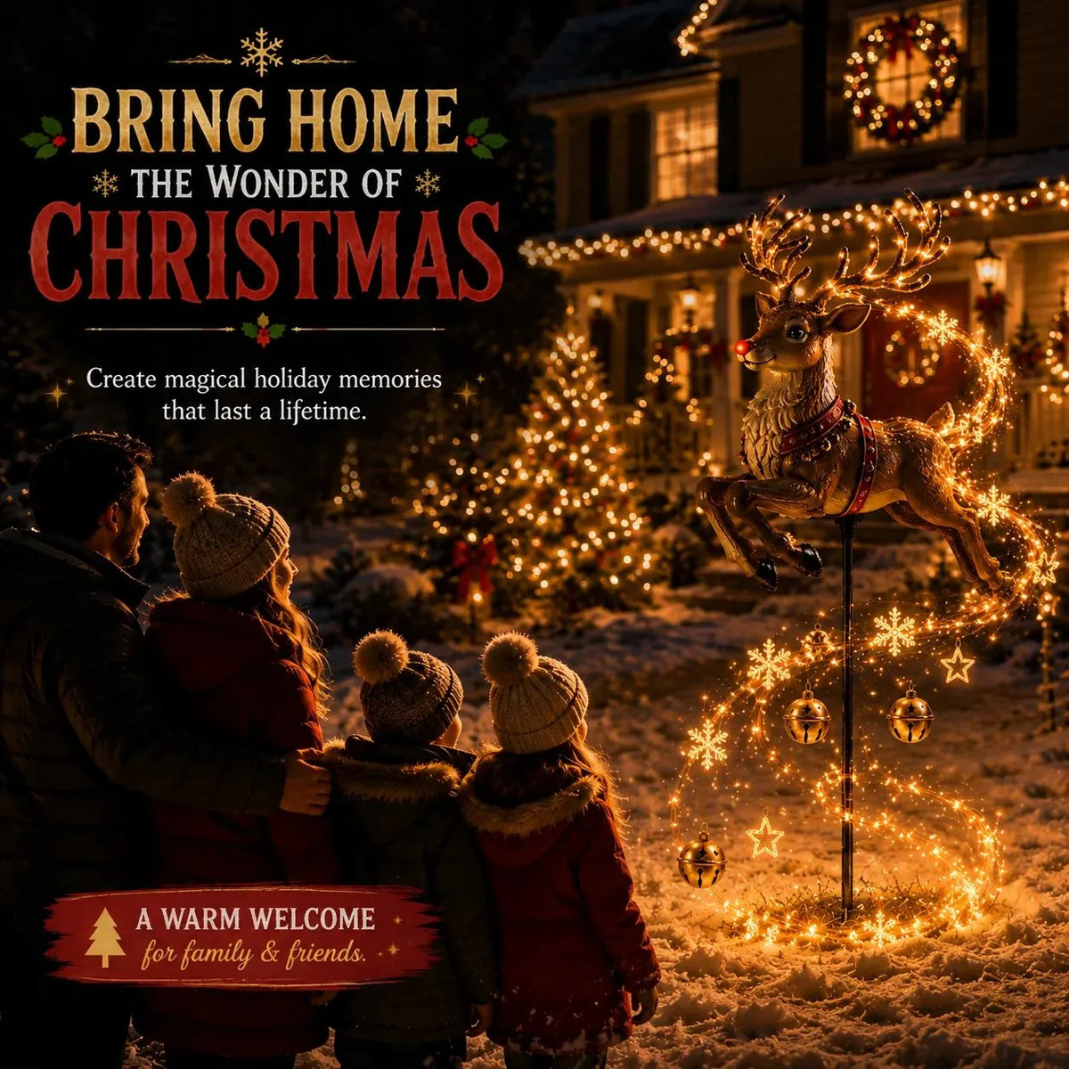 🎅Christmas Early Discount 49% Off🎄✨Christmas Magic Garden Collection - Transform Your Yard Into A Winter Wonderland With Enchanted Flowing Lights