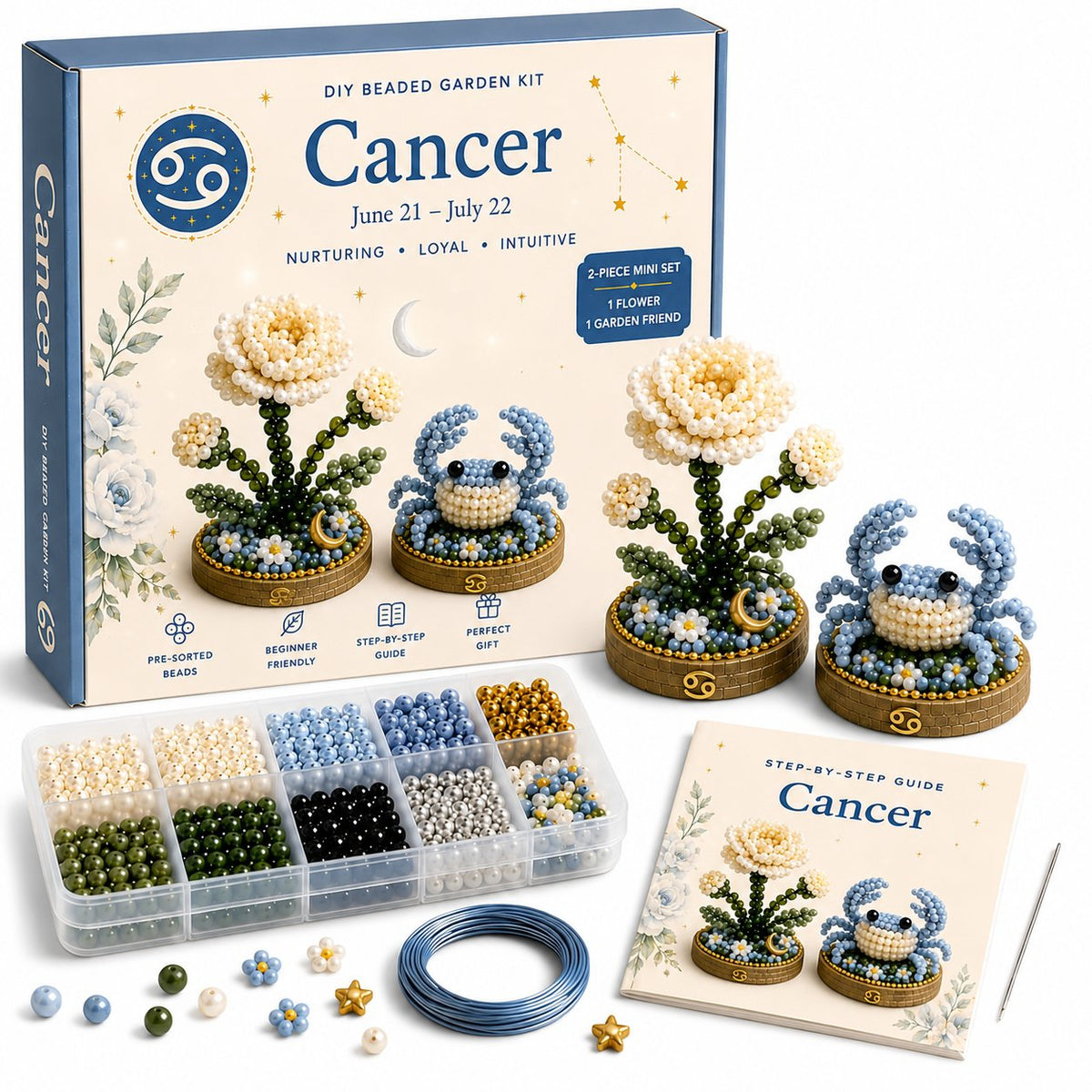 12 Zodiac Signs DIY Beaded Garden Craft Kit