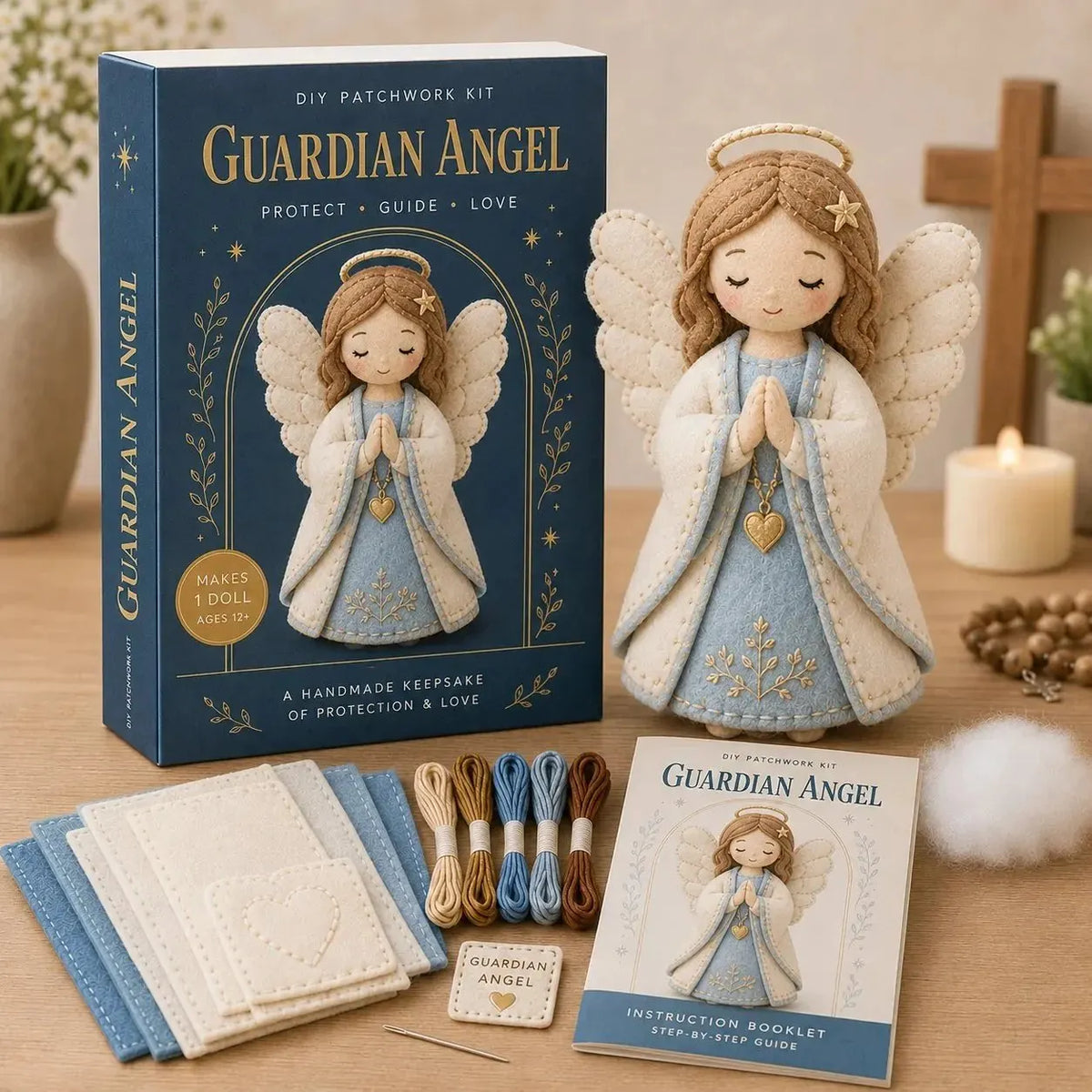🔥HOT SALE🔥LAST DAY 50% OFF - ✝️ Faith & Blessings DIY Patchwork Kit