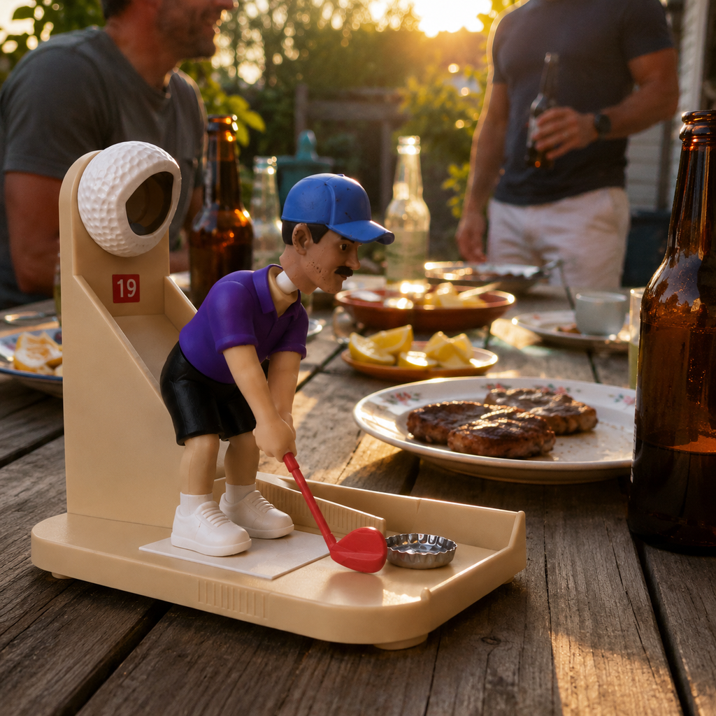 Creative Figure Cap Launcher Game for Home Bar & Man Cave Best Gift for Him