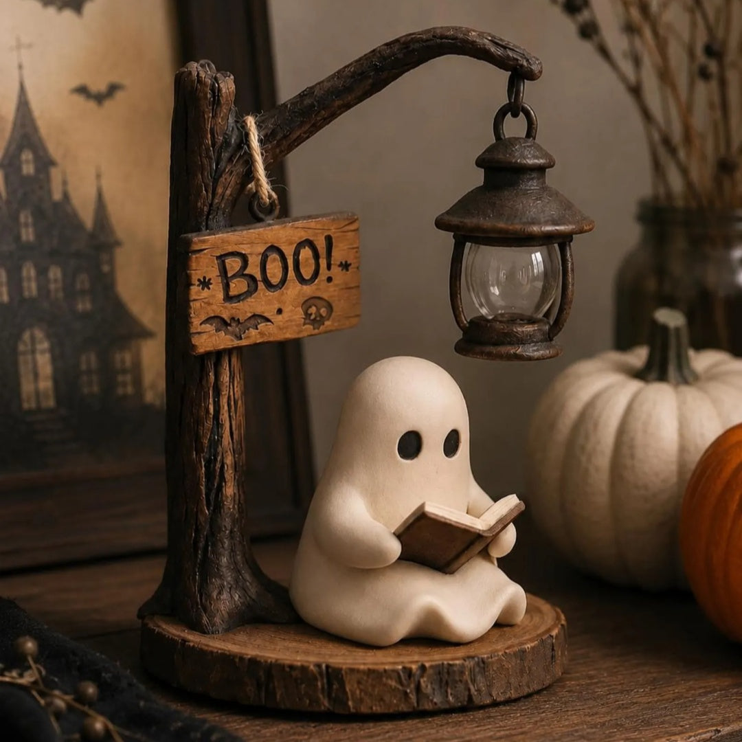 Halloween Ghost Reading Lamp – Brings Spooky Sweet Vibes To Any Room