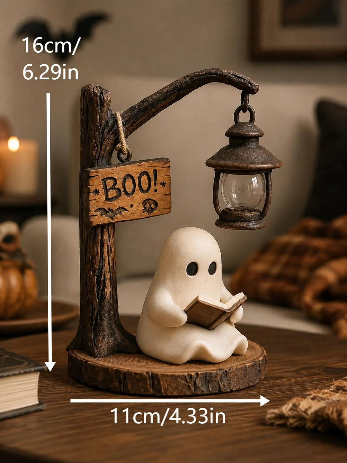 Halloween Ghost Reading Lamp – Brings Spooky Sweet Vibes To Any Room