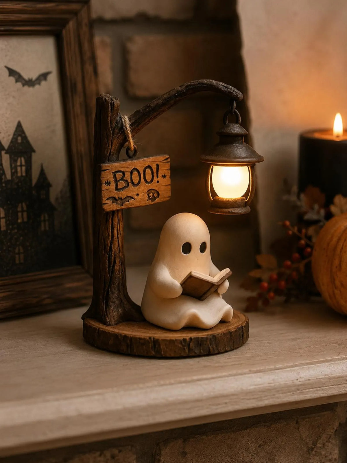 Halloween Ghost Reading Lamp – Brings Spooky Sweet Vibes To Any Room