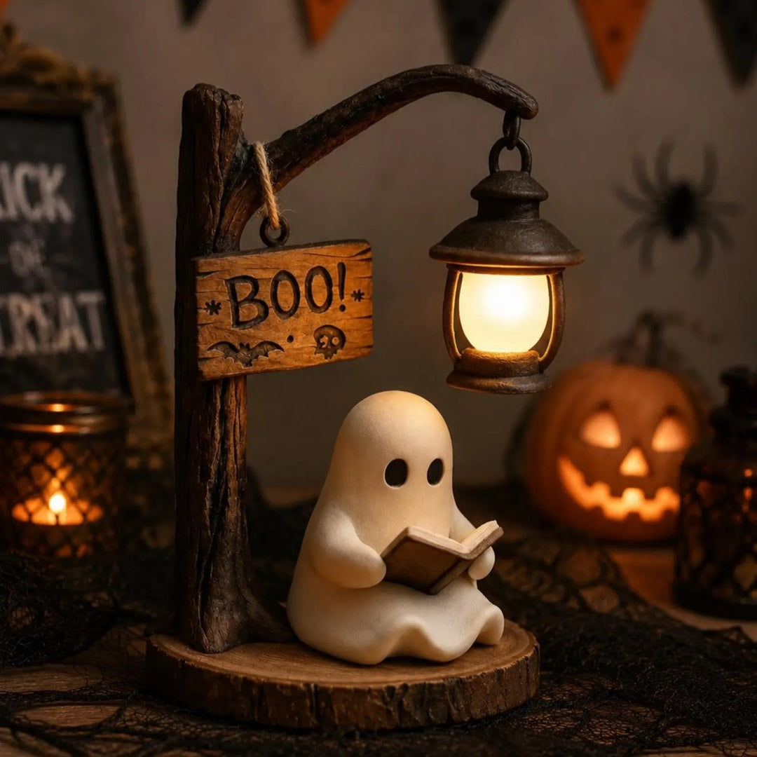 Halloween Ghost Reading Lamp – Brings Spooky Sweet Vibes To Any Room