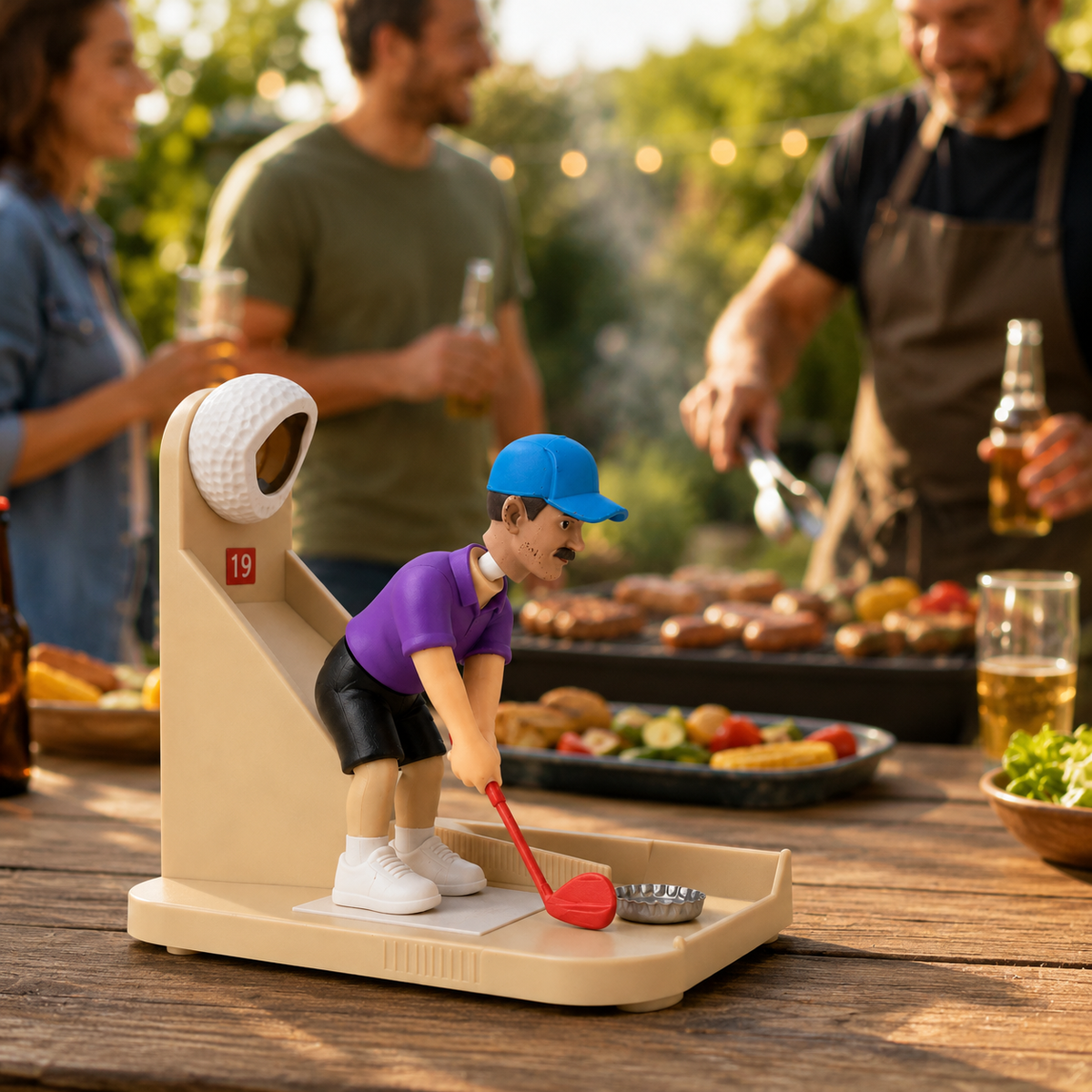Creative Figure Cap Launcher Game for Home Bar & Man Cave Best Gift for Him