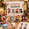 DIY 3D Beaded Christmas Ornament Craft Kit — 8 Festive Sets