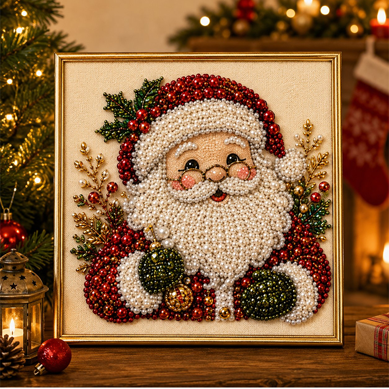 🎅  ✨ Christmas Pearl & Rhinestone Painting Kit – Create DIY Gifts & Festive Decor Early 🎄