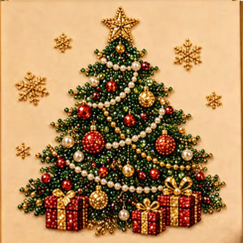 🎅  ✨ Christmas Pearl & Rhinestone Painting Kit – Create DIY Gifts & Festive Decor Early 🎄