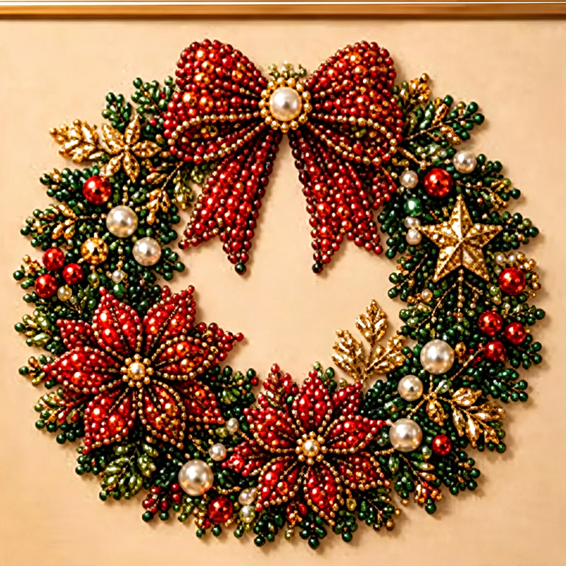 🎅  ✨ Christmas Pearl & Rhinestone Painting Kit – Create DIY Gifts & Festive Decor Early 🎄