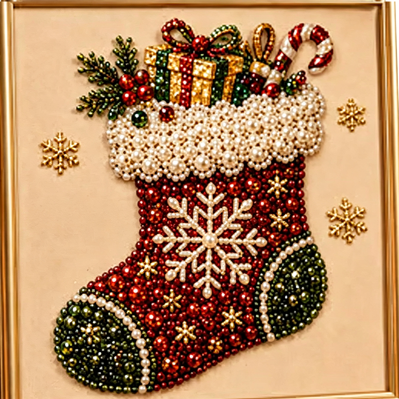🎅  ✨ Christmas Pearl & Rhinestone Painting Kit – Create DIY Gifts & Festive Decor Early 🎄